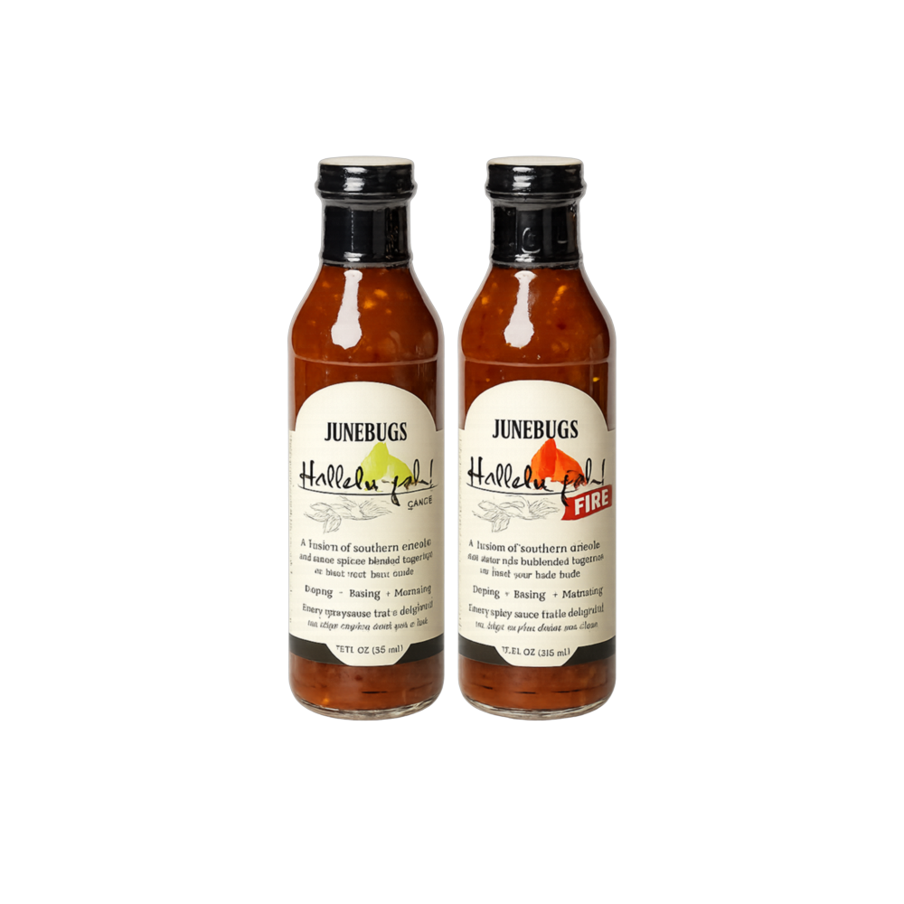 Hallelu-jah! Sauce™ Twins (Signature + Fire) | Junebug's® Sauce Inc.